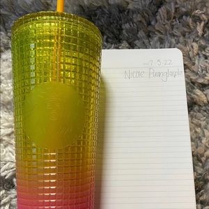 Starbucks grid tumbler- BNWT